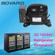 R134a BOYARD 24 voltios mejor refrigerador compresor dc qdzh35g para la batería powered mini refrigerador